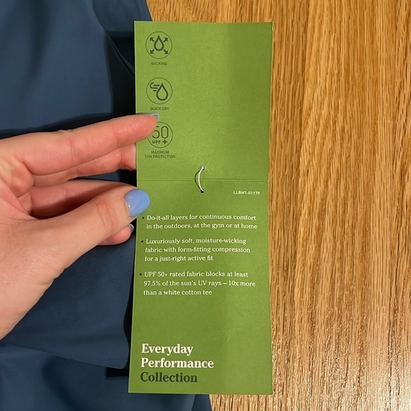 NWT L.L. Bean Everyday Performance Tank Top Iron Blue Sz XL - Picture 4 of 9